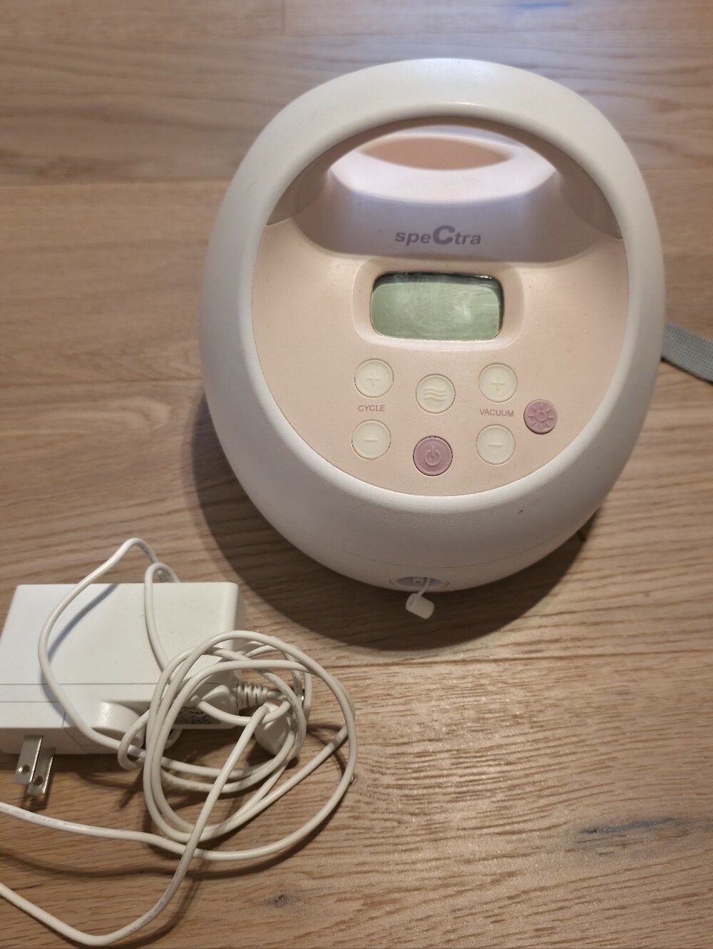 Spectra S2 Electric Breast Pump - White & Soft Pink